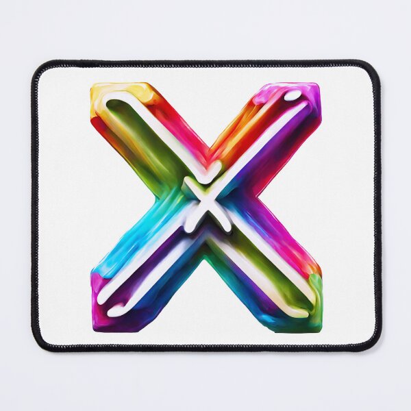 Item preview, Colorful 3D Letter X 2 designed and sold by Tom-Johnson.