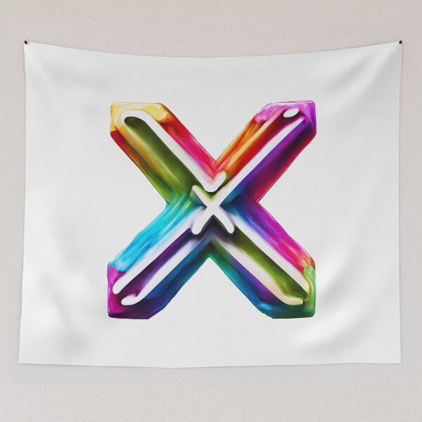 Item preview, Colorful 3D Letter X 2 designed and sold by Tom-Johnson.