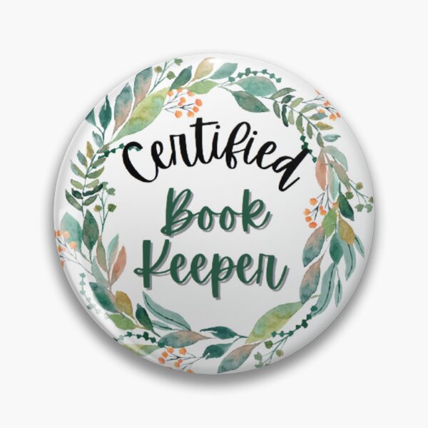 Item preview, Certified Book Keeper designed and sold by BookishBoutique  Bliss.