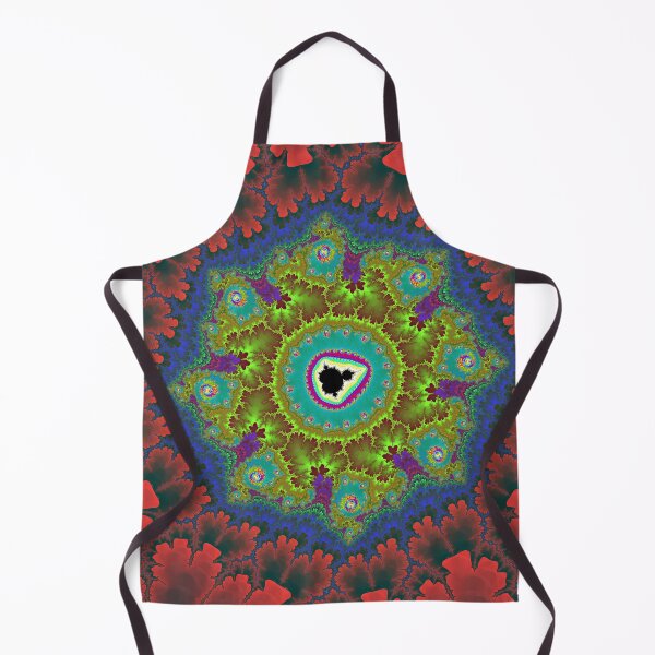 Item preview, Mandelbrot 108 - Rich golden-green swirling fractal altar designed and sold by Draeger0.