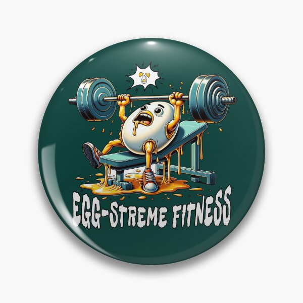 Item preview, Egg Extreme Fitness Funny Workout Gym Gift designed and sold by InkyGenies.