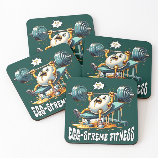 Item preview, Egg Extreme Fitness Funny Workout Gym Gift designed and sold by InkyGenies.