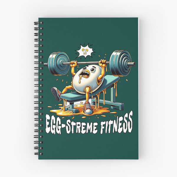 Item preview, Egg Extreme Fitness Funny Workout Gym Gift designed and sold by InkyGenies.