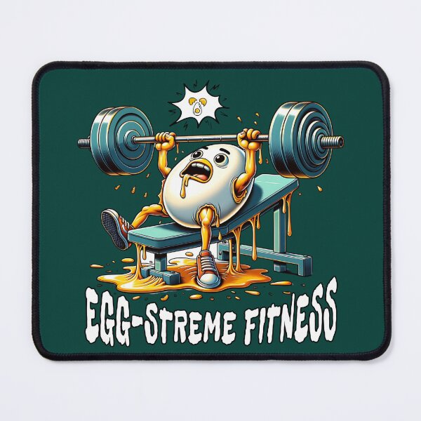 Item preview, Egg Extreme Fitness Funny Workout Gym Gift designed and sold by InkyGenies.