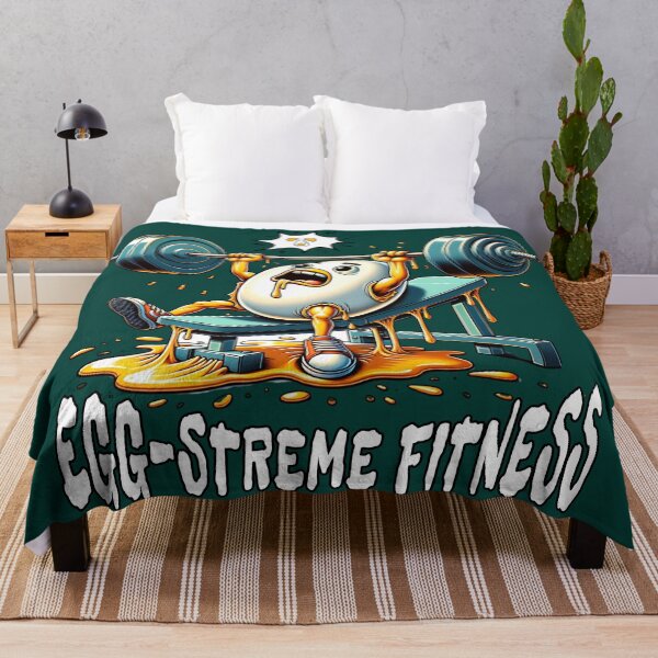Item preview, Egg Extreme Fitness Funny Workout Gym Gift designed and sold by InkyGenies.