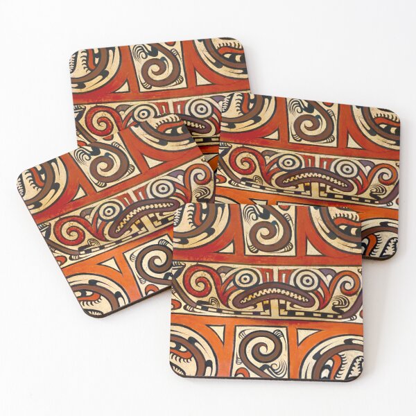Item preview, Digital painting based on American indigenous pottery design  designed and sold by ricoflinn.