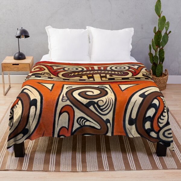 Item preview, Digital painting based on American indigenous pottery design  designed and sold by ricoflinn.