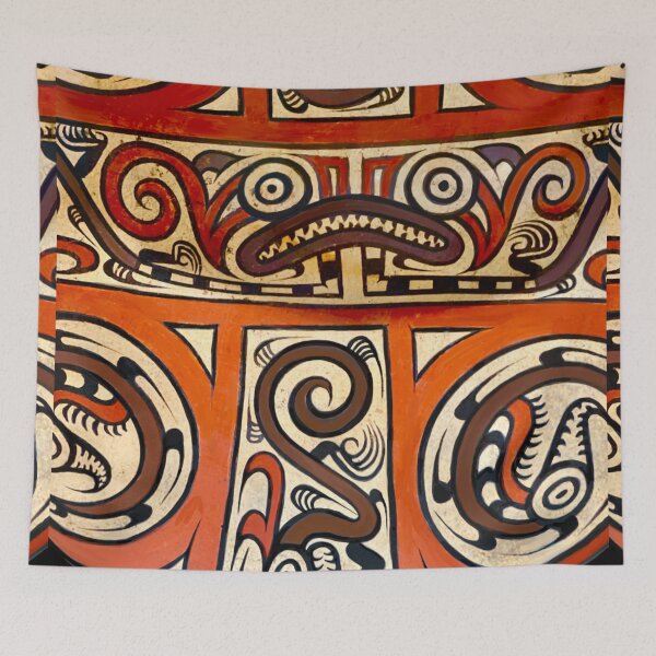 Item preview, Digital painting based on American indigenous pottery design  designed and sold by ricoflinn.