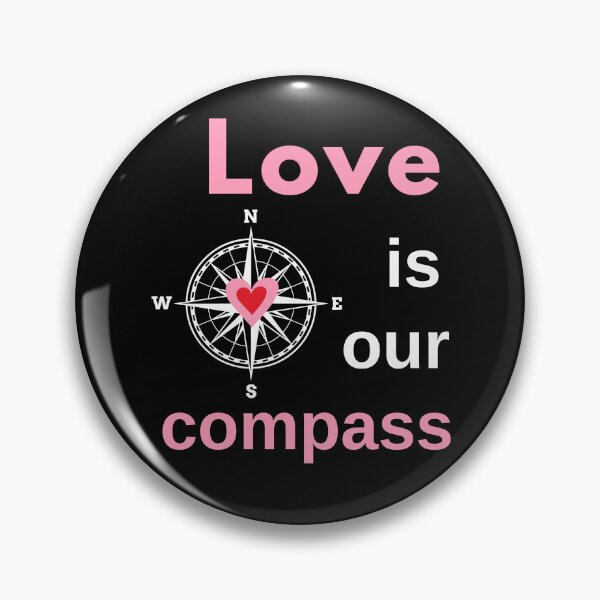 Item preview, Love Is Our Compass Faith In The Heart  designed and sold by StudioTina.