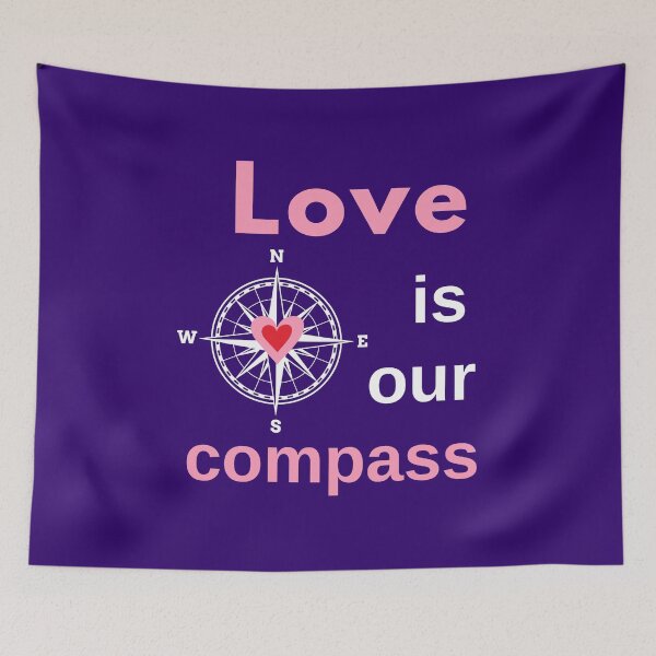 Item preview, Love Is Our Compass Faith In The Heart  designed and sold by StudioTina.