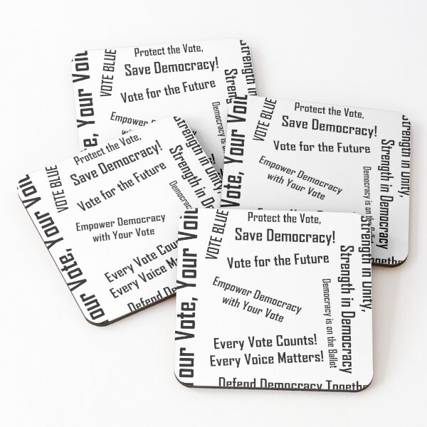 Item preview, Empower Democracy Voting Poster designed and sold by FatGiantCat.