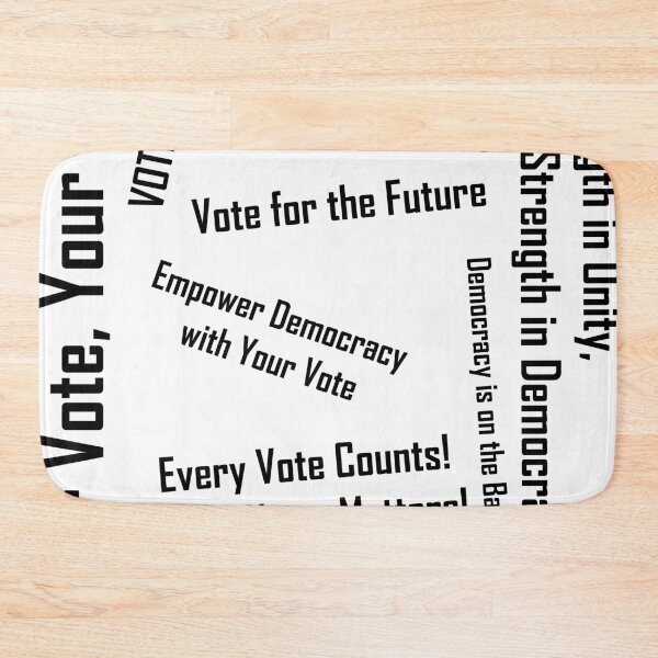 Item preview, Empower Democracy Voting Poster designed and sold by FatGiantCat.