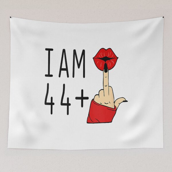 Item preview, I Am 44 Plus 1 Middle Finger designed and sold by skeastore.