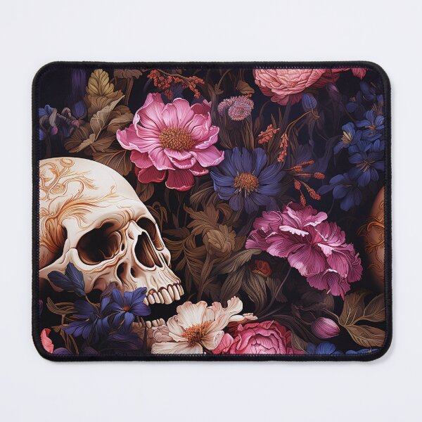 Item preview, Skull And Flowers Pink designed and sold by karsad.