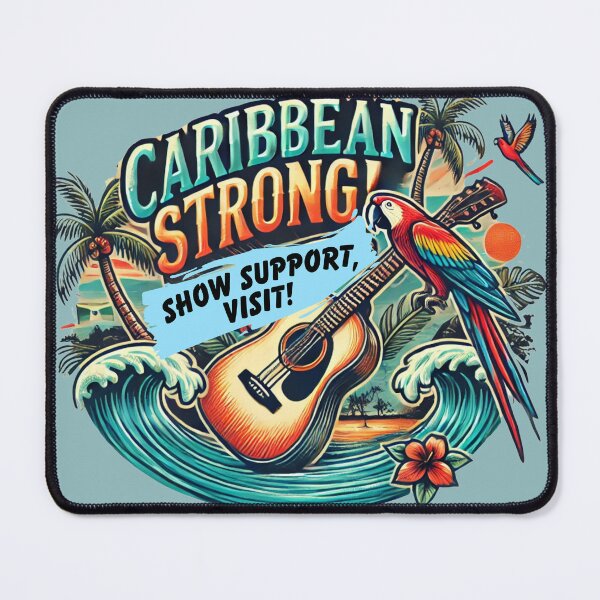 Item preview, Encouraging Caribbean Strong, Show Support, Visit! designed and sold by Purposemaster.