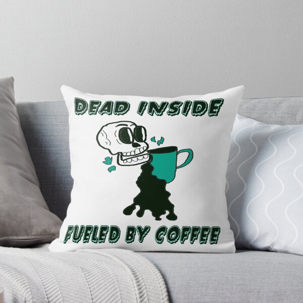Aperçu de l'œuvre Mort à l’intérieur alimenté par une tasse mordante de crâne de café créée et vendue par MCDPShop.