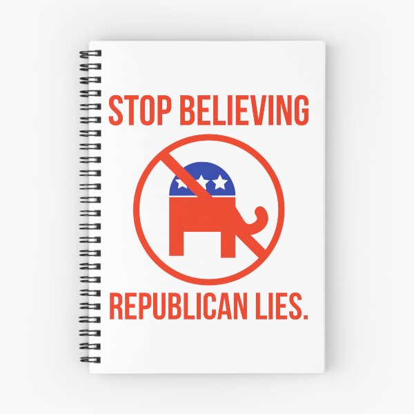 Item preview, Stop believing Republican lies  designed and sold by Rachel the Artist .
