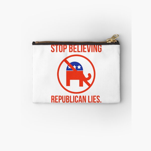 Item preview, Stop believing Republican lies  designed and sold by Rachel the Artist .