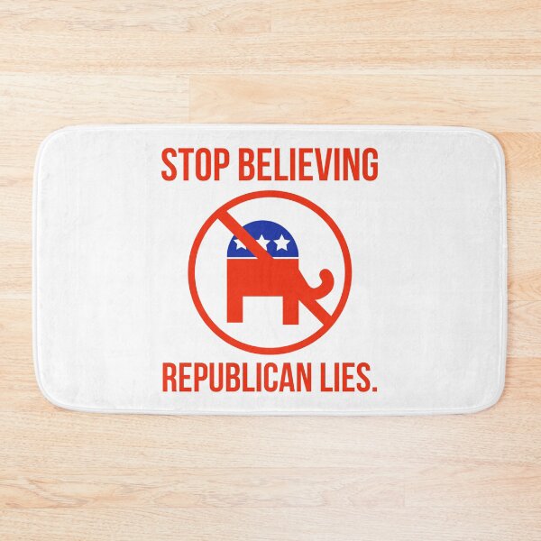 Item preview, Stop believing Republican lies  designed and sold by Rachel the Artist .