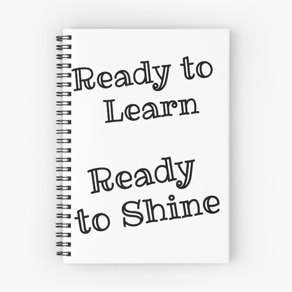 Item preview, ready to learn ready to shine designed and sold by EuropeanPrints.