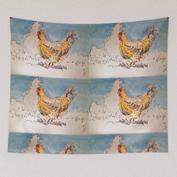 Item preview, Hen Painting designed and sold by MikeJory.