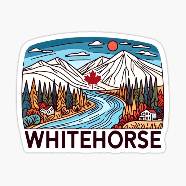 Artikel-Vorschau von Whitehorse, Yukon-Territorium, Kanada, designt und verkauft von HowToCanadian.