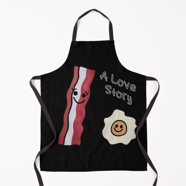 Item preview, Bacon and egg, the breakfast love story - funny pictures designed and sold by TS-Des.