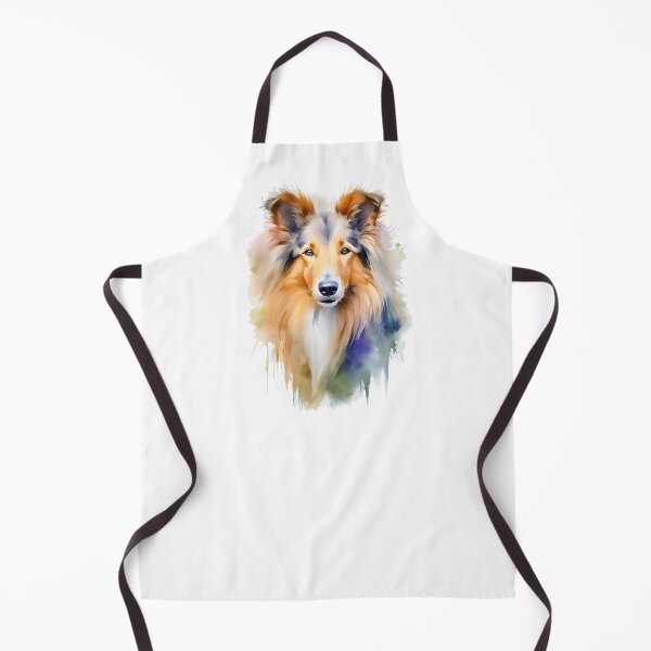 Item preview, Rainbow Watercolor Rough Collie designed and sold by heartlocked.