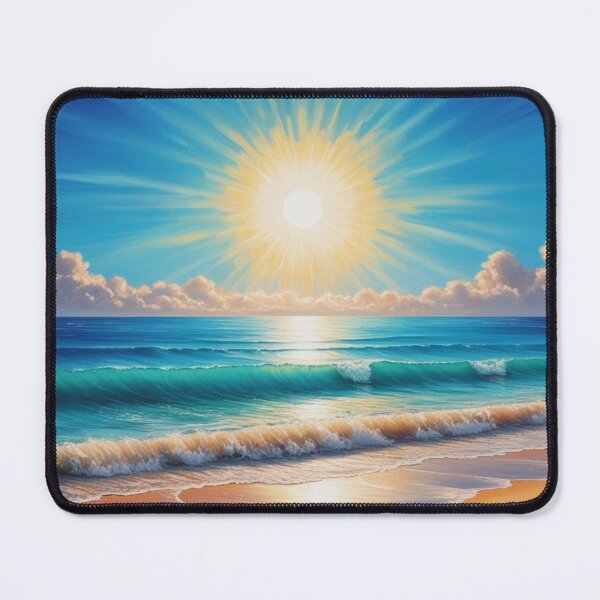 Item preview, Serene Beachscape - Digital Painting designed and sold by eprojetoas.