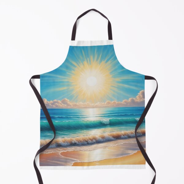 Aperçu de l'œuvre Serene Beachscape - Peinture numérique créée et vendue par eprojetoas.