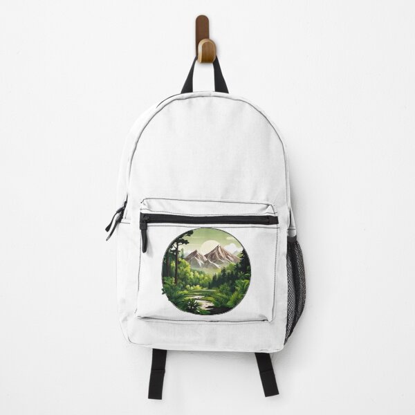 Item preview, Circular Mountain Forest Jungle Landscape 5 designed and sold by Tom-Johnson.
