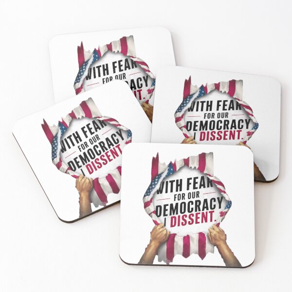 Item preview, Con miedo por nuestra democracia disiento designed and sold by Print_Fuse.