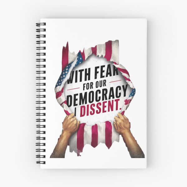 Item preview, Con miedo por nuestra democracia disiento designed and sold by Print_Fuse.