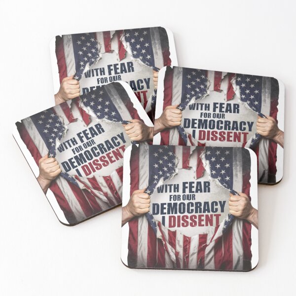 Item preview, Con miedo por nuestra democracia disiento designed and sold by Print_Fuse.