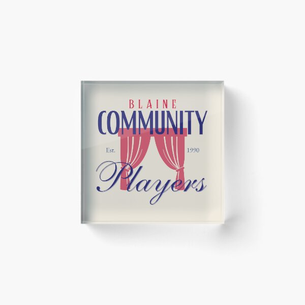 Item preview, Blaine Community Players designed and sold by Caring Hearts.