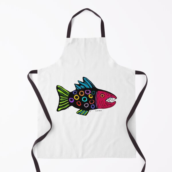 Item preview, Ferocious fanged fish designed and sold by Joslin Fields.