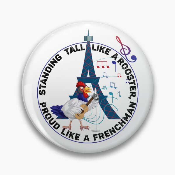 Item preview, French Rooster Paris Music Design - Proud Like a Rooster designed and sold by johsef.