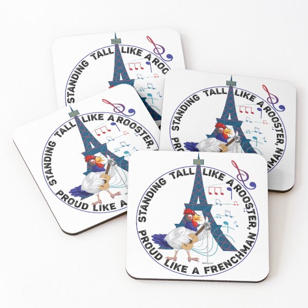 Item preview, French Rooster Paris Music Design - Proud Like a Rooster designed and sold by johsef.