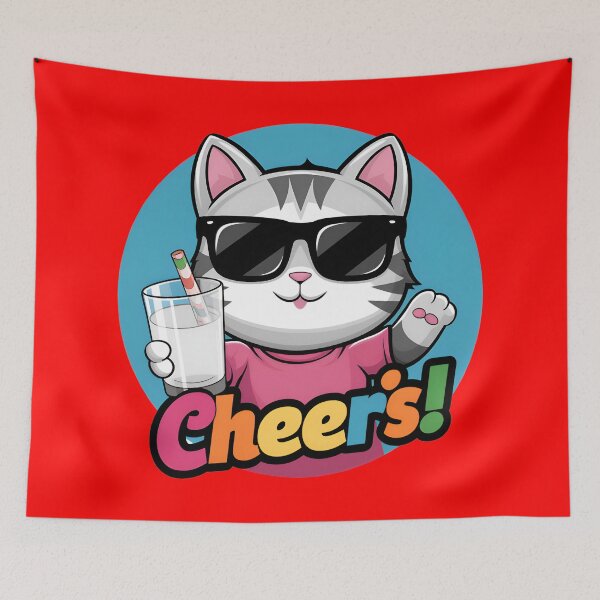Item preview, Cheers Cat designed and sold by kateds14.