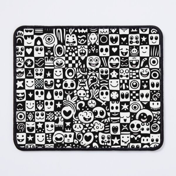 Item preview, Tiny Black and White Funny Patterns designed and sold by Rui Fernandes.