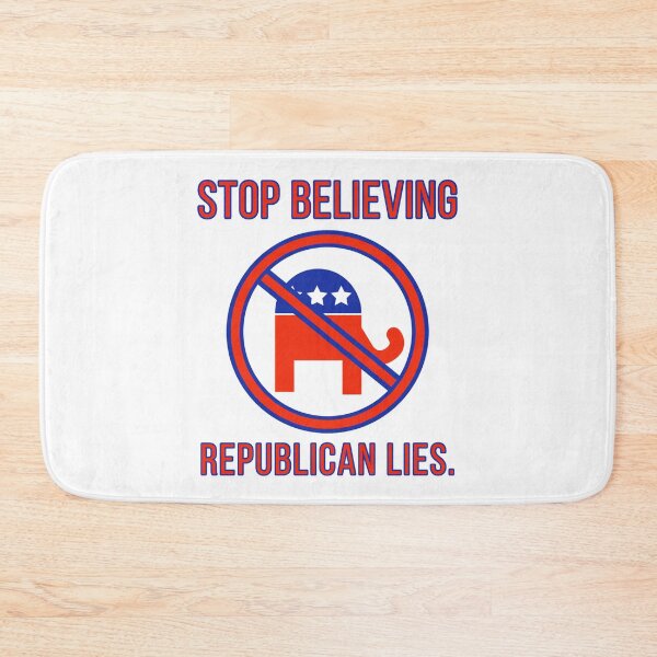 Item preview, Stop believing Republican lies  designed and sold by Rachel the Artist .