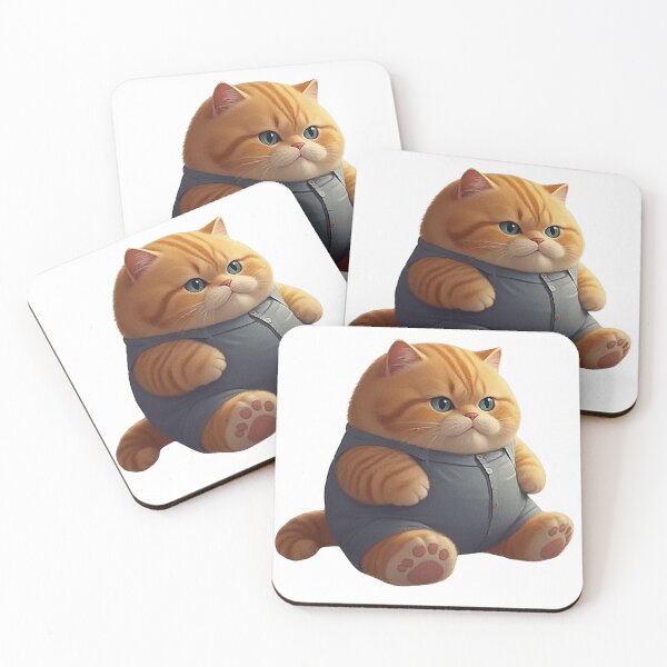 Item preview, Fat Orange Cat designed and sold by ShopWithDreams.