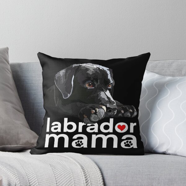 Artikelvorschau, Schwarze Labrador-Mama entworfen und verkauft von Just-Arts-4U.