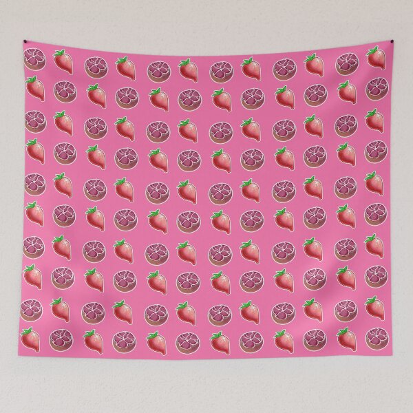 Item preview, Fruit Pattern: Pomegranate & Strawberry designed and sold by Percy Everett.