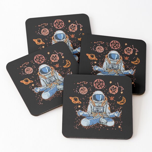 Item preview, Yoga Astronaut designed and sold by WoodburyLake.