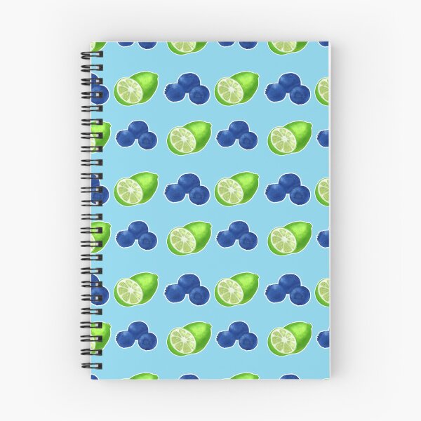 Item preview, Fruit Pattern: Limes & Blueberries designed and sold by Percy Everett.