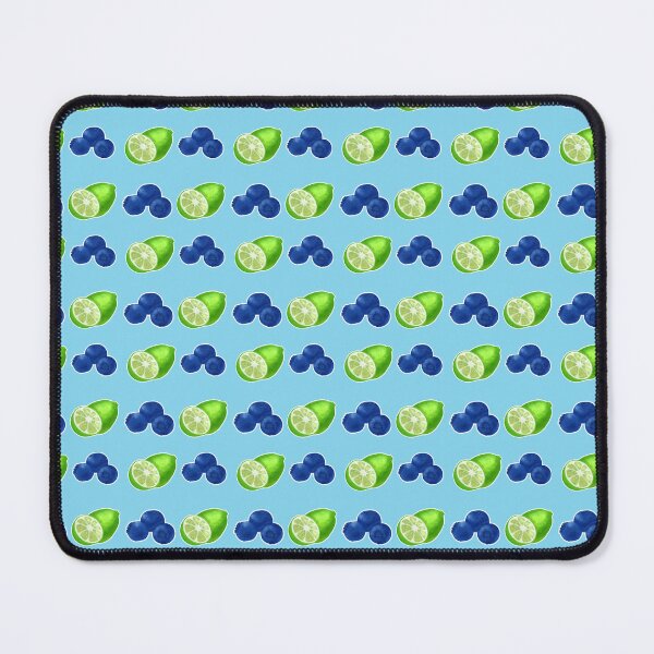 Item preview, Fruit Pattern: Limes & Blueberries designed and sold by Percy Everett.