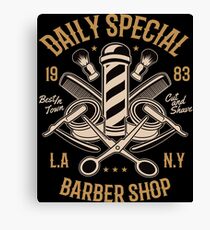 BARBER SHOP Canvas Print