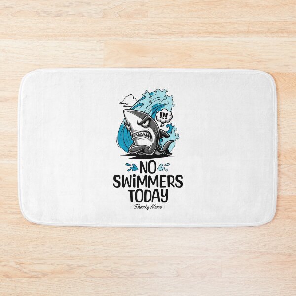 Item preview, Passion for Shark Lover Funny Design, Scuba Diver No Swimmers Today designed and sold by DAMOTAmagazine.
