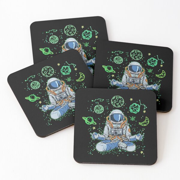 Item preview, Yoga Astronaut designed and sold by WoodburyLake.